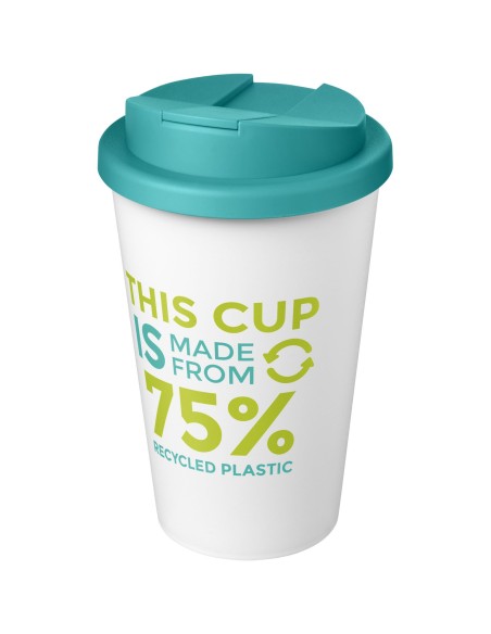 Americano® Eco Vaso reciclado de 350 ml con tapa antigoteo