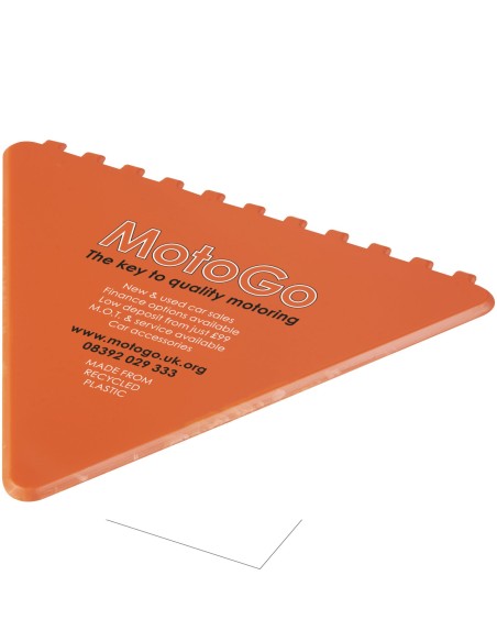Rascador de hielo de plástico reciclado triangular "Frosty 2.0"