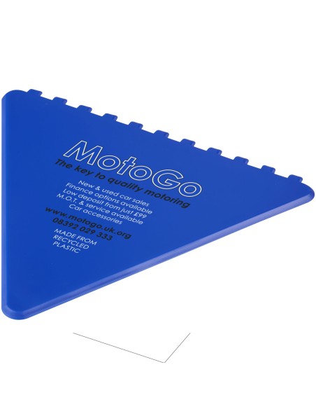 Rascador de hielo de plástico reciclado triangular "Frosty 2.0"