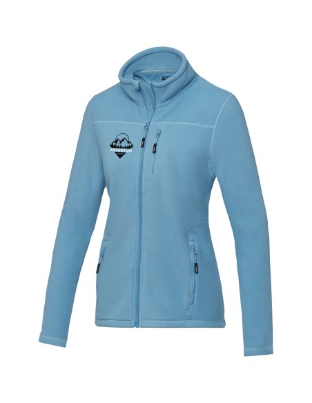 Chaqueta polar con cremallera entera reciclada GRS para mujer "Amber"