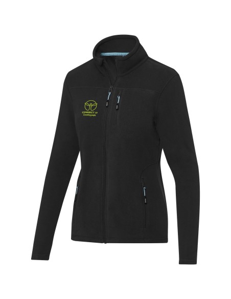 Chaqueta polar con cremallera entera reciclada GRS para mujer "Amber"