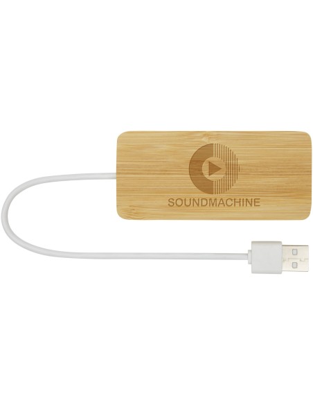 Hub USB de bambú "Tapas"
