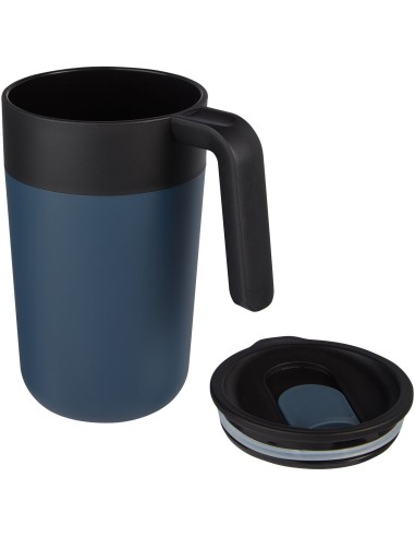 Taza de 400 ml con doble pared reciclada "Nordia"