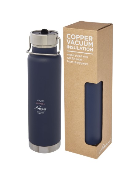 Bidón deportivo de 750 ml con aislamiento al vacío de cobre "Thor"