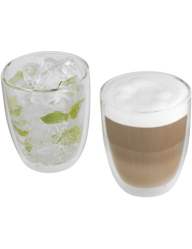 Set de 2 vasos de vidrio "Boda"