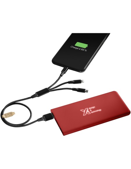 SCX.design P15 5000 mAh bateria externa retroiluminada