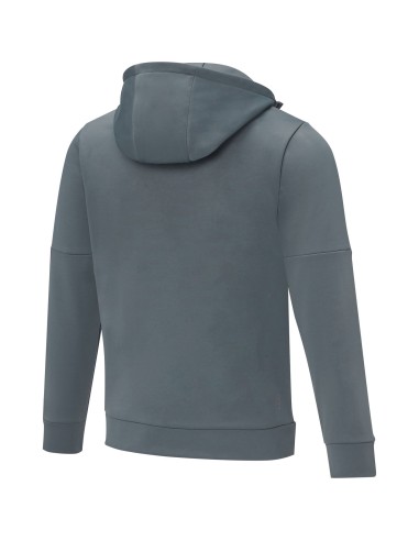 Jersey anorak con capucha con media cremallera...