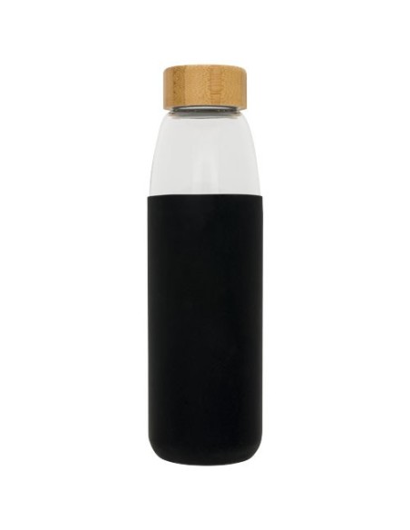 Botella de vidrio de 540 ml con tapón de madera "Kai"