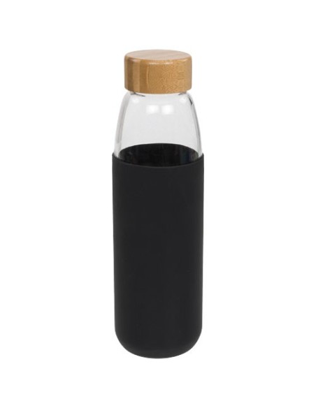 Botella de vidrio de 540 ml con tapón de madera "Kai"