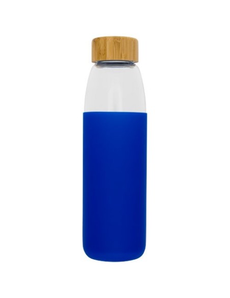 Botella de vidrio de 540 ml con tapón de madera "Kai"