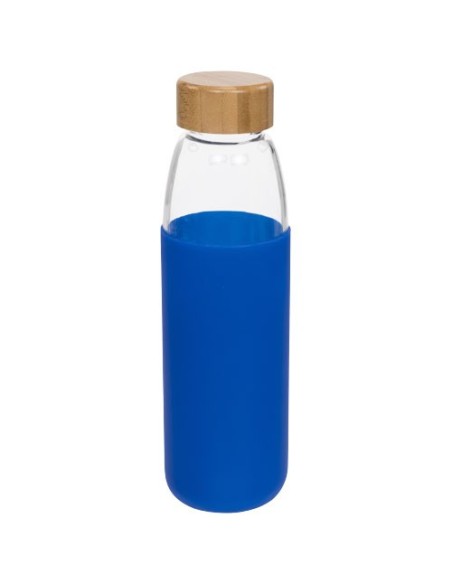 Botella de vidrio de 540 ml con tapón de madera "Kai"