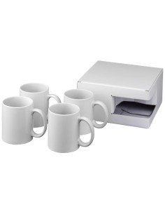 Set de regalo de 4 tazas de sublimación "Ceramic"