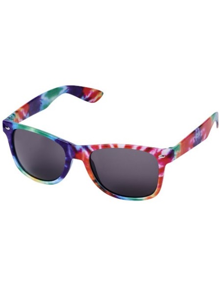 Gafas de sol con estampado teñido por técnica de nudos "Sun Ray"