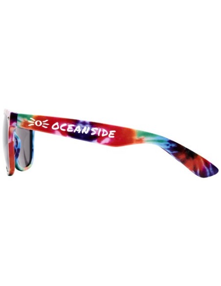 Gafas de sol con estampado teñido por técnica de nudos "Sun Ray"
