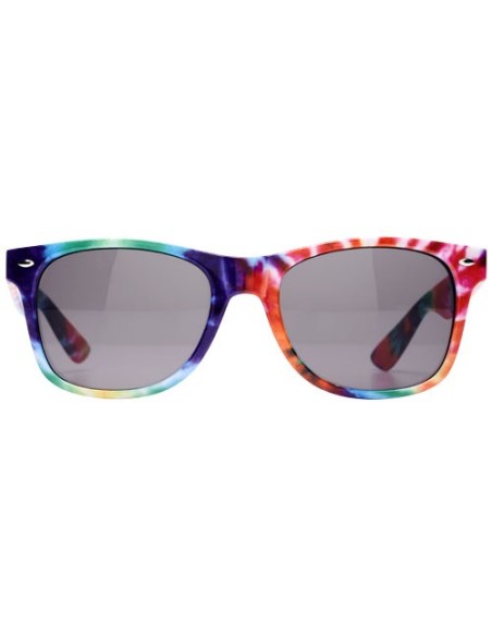 Gafas de sol con estampado teñido por técnica de nudos "Sun Ray"