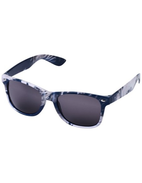 Gafas de sol con estampado teñido por técnica de nudos "Sun Ray"