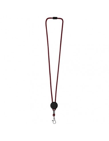 Lanyard bicolor con disco ajustable "Hagen"