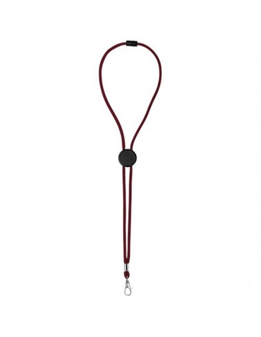 Lanyard bicolor con disco ajustable "Hagen"