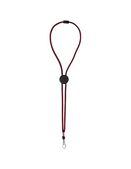 Lanyard bicolor con disco ajustable "Hagen"
