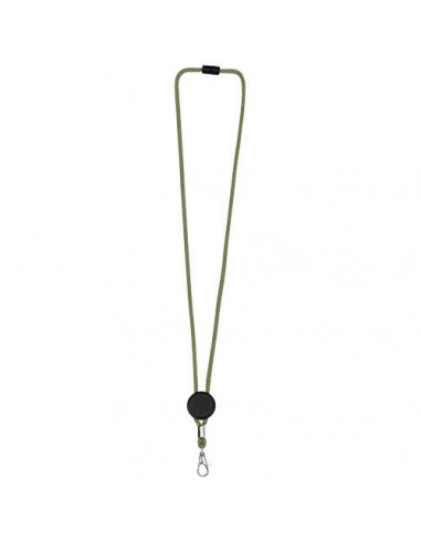 Lanyard bicolor con disco ajustable "Hagen"