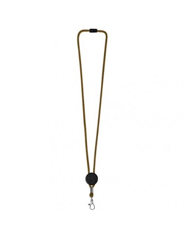 Lanyard bicolor con disco ajustable "Hagen"