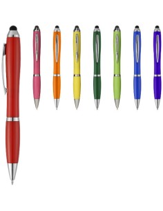 Bolígrafo con stylus con cuerpo y empuñadura del mismo...
