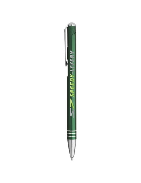 Bolígrafo con pulsador moleteado "Izmir"