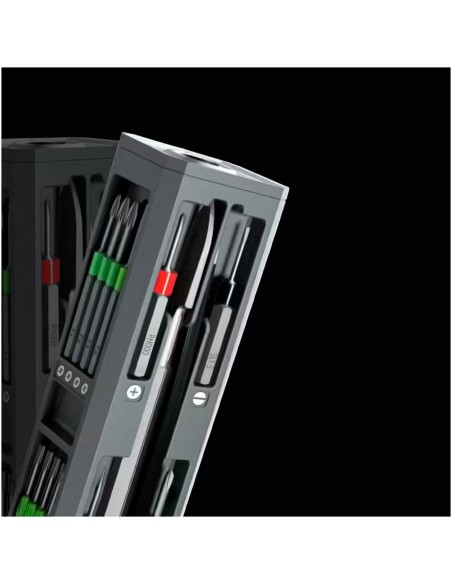 SCX.design T20 31-piece screwdriver and repair set in aluminium case
