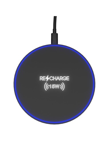 SCX.design W21 15W wireless charging pad with light-up logo