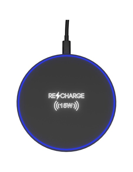 SCX.design W21 15W wireless charging pad with light-up logo