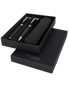 Set de regalo duo con estuche "Carbon"