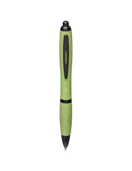 Bolígrafo de paja de trigo con punta negra "Nash"