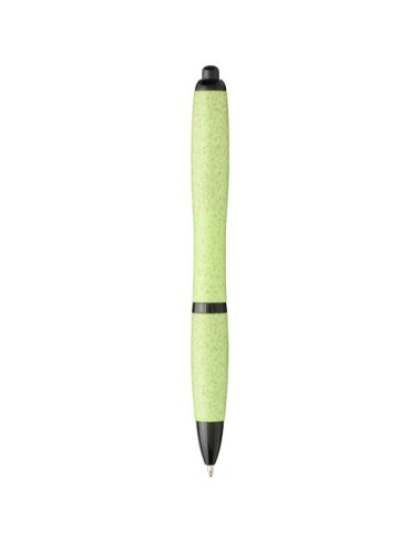 Bolígrafo de paja de trigo con punta negra "Nash"