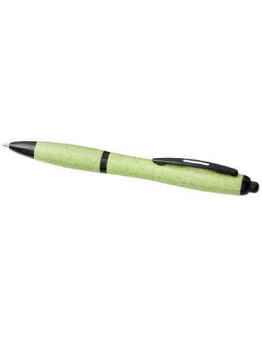 Bolígrafo de paja de trigo con punta negra "Nash"