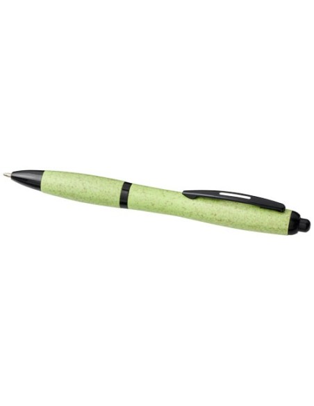 Bolígrafo de paja de trigo con punta negra "Nash"