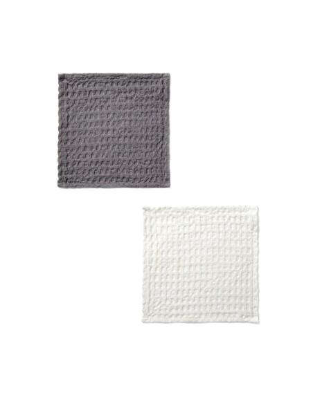 VINGA Paño con estampado de gofres Cromer, 2 pcs