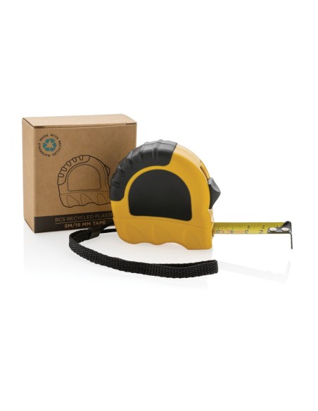 Flexómetro de plástico reciclado RCS 5M/19 mm