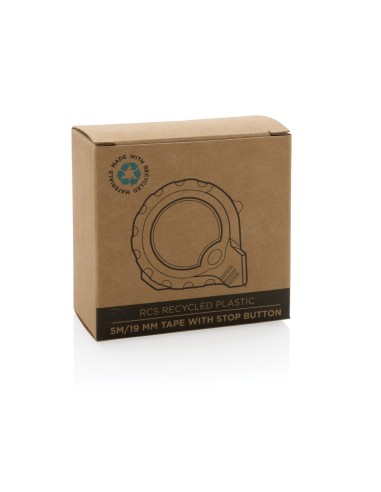 Flexómetro de plástico reciclado RCS 5M/19 mm...