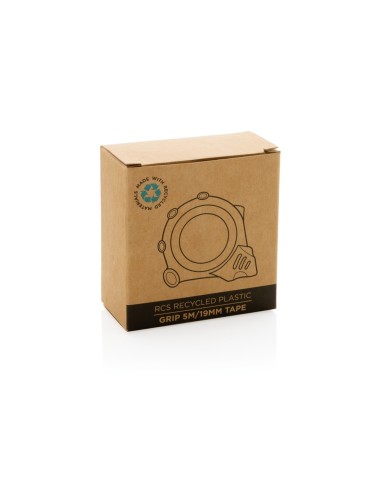 Flexómetro RCS de plástico reciclado Grip 5M/19mm
