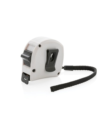Flexómetro de bambú de plástico reciclado RCS 5M/19mm