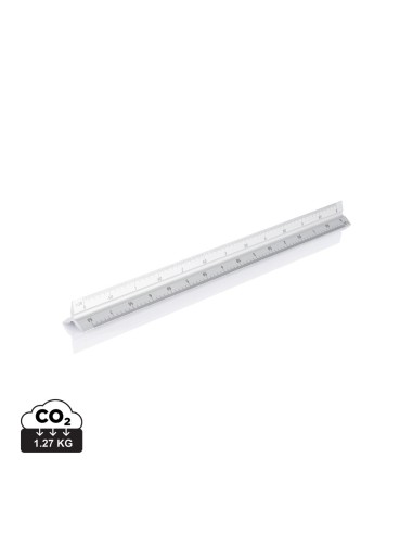Regla triangular de aluminio