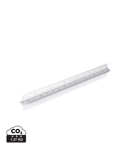 Regla triangular de aluminio