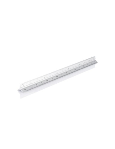 Regla triangular de aluminio