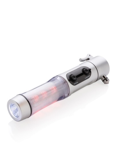 Luz emergencia con martillo