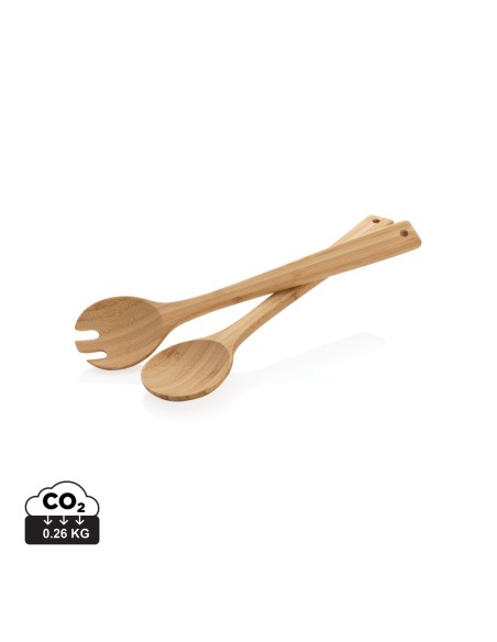 Set de cubiertos de ensalada de bambú Ukiyo 2 piezas