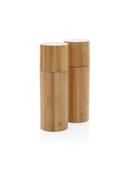 Set de molinillo de sal y pimienta de bambú Ukiyo