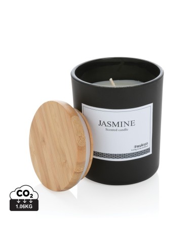Vela perfumada Ukiyo deluxe con tapa de bambú