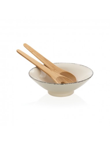 Ensaladera Ukiyo con servidor de bambú