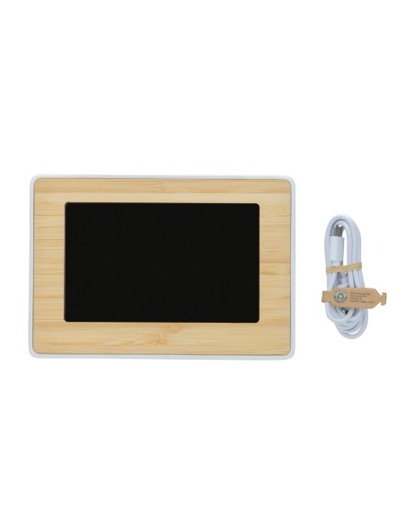 Reloj Utah RCS Rplastic bambú LED