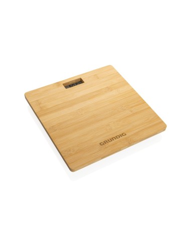 Báscula corporal digital de bambú Grundig